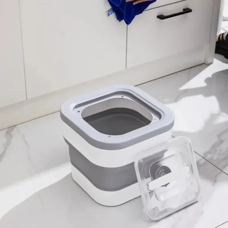 Food Storage Container Collapsible Dog Food Container with Sealing Lid,  Suitable for Dry Food for Dogs, Cats Other Pet Foods