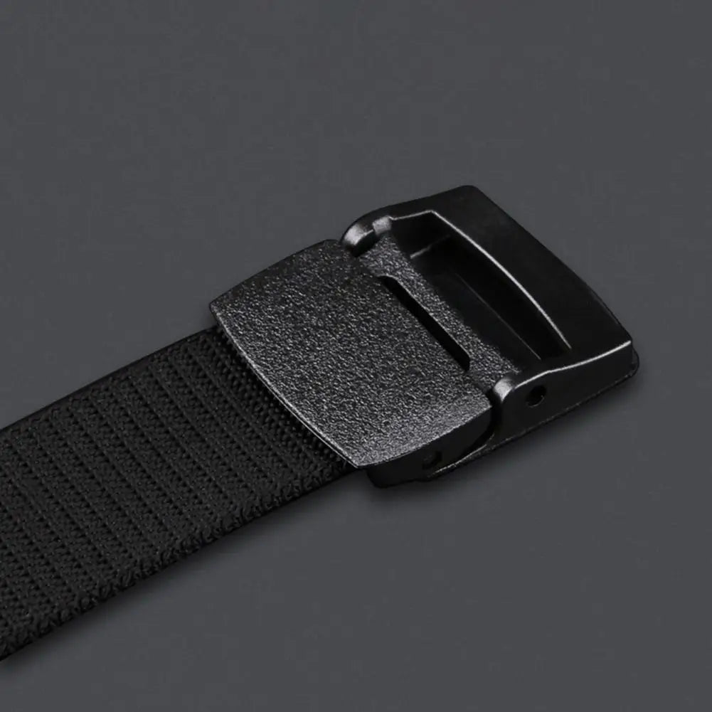 Men Belt Adjustable Exquisite Buckle Male Jeans Belt Lightweight All Match Comfortable Waist Belt For Daily Wear