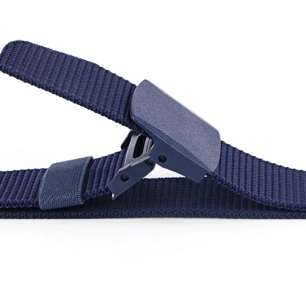 Men Belt Adjustable Exquisite Buckle Male Jeans Belt Lightweight All Match Comfortable Waist Belt For Daily Wear
