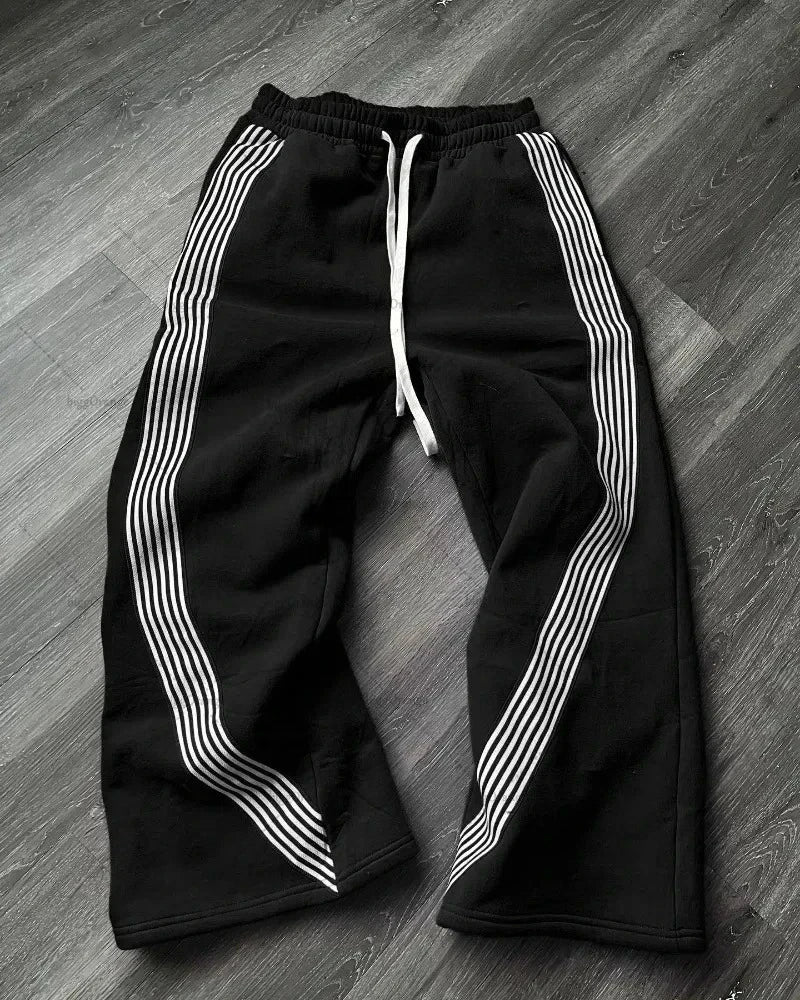 Casual Grey Embroidered Trousers Y2k Running Lace Chandelier Trousers Functional Tactics Camouflage for Men and Women