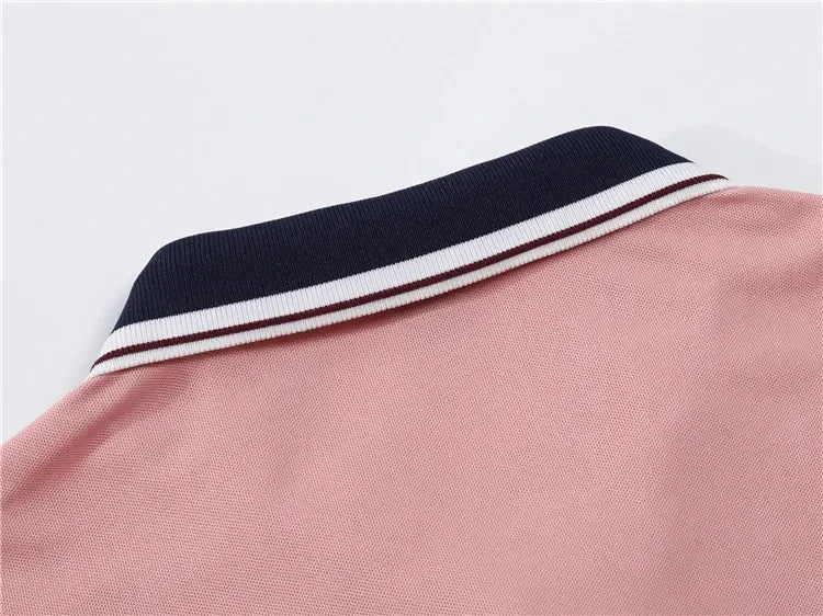 Summer 2025 new arrivals: Men's POLO shirts with lapel, casual and fashionable business print short-sleeved polo shirts